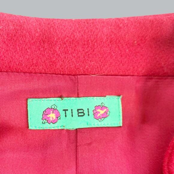 Tibi Ornate Vintage Wool Blazer Jacket Button Snaps Military Style M {See Note} - Picture 3 of 16